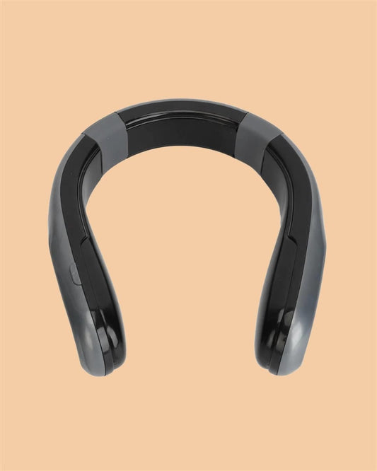 Black neckband on a beige background